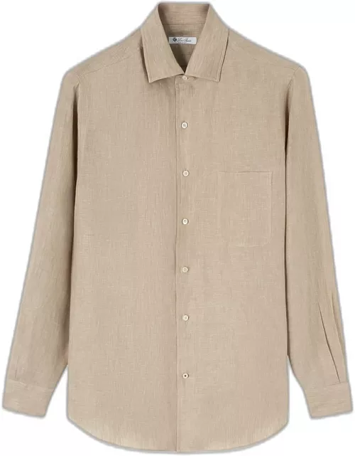 Men's Andre Long-Sleeve Linen Shirt