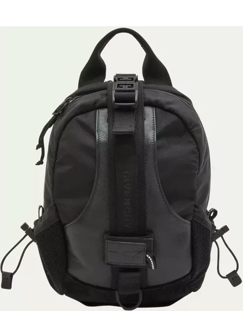 Men's G-Trail Small Backpack with Leather Detai