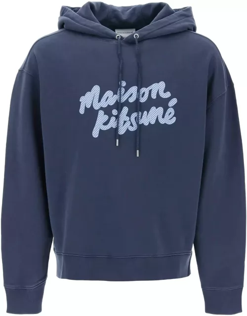 MAISON KITSUNE hooded sweatshirt with embroidered logo