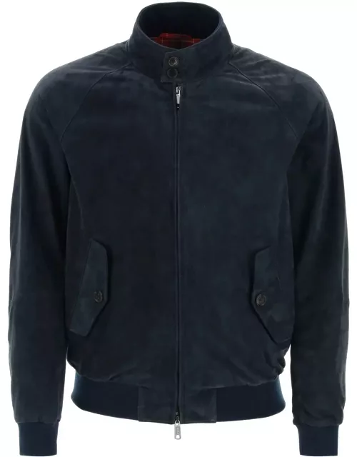 BARACUTA g9 harrington suede leather jacket