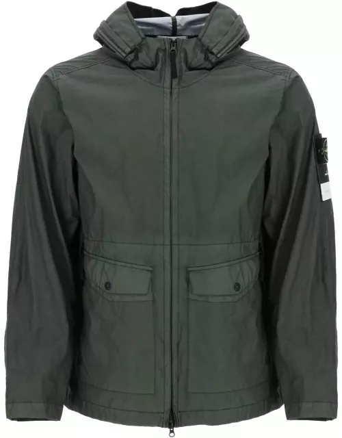 STONE ISLAND membrana 3l tc hooded jacket