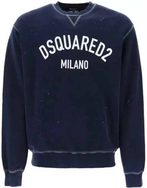 DSQUARED2 "used effect cool fit sweatshirt