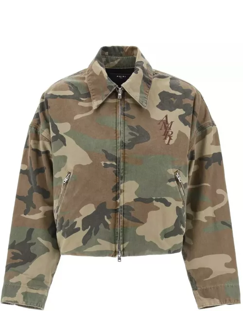 AMIRI "workwear style camouflage jacket