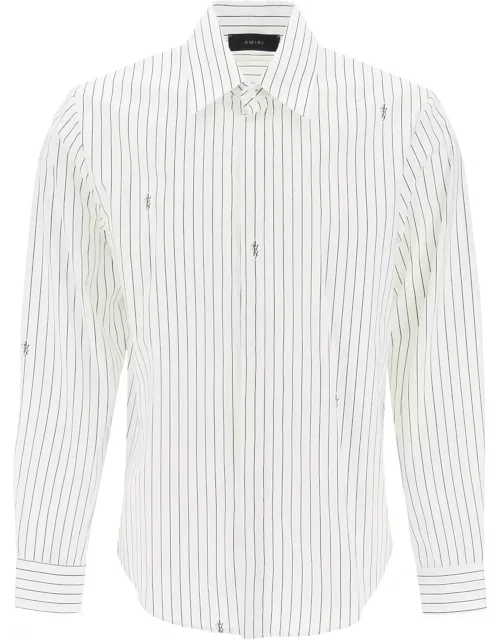 AMIRI striped shirt with staggered logo