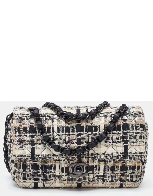 Chanel Multicolor Tweed New Mini Classic Single Flap Bag