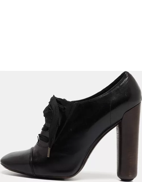 Marc Jacobs Black Leather Ankle Boot