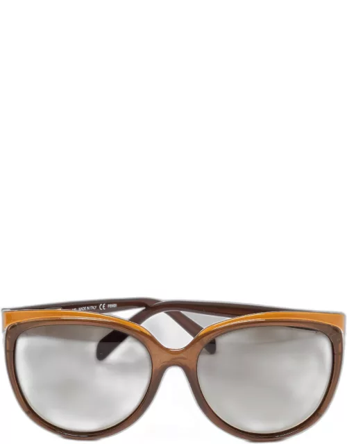Fendi Two Tone/Brown Gradient FS5283 Cat-Eye Sunglasse