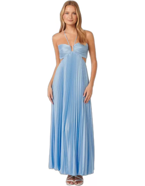Forever New Women's Trixie Pleated Maxi Dress in Clear Day
