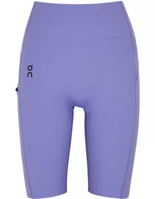 ON Movement Stretch-jersey Shorts - Purple - M (UK12 / M)