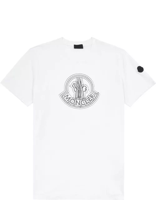 Moncler Logo Cotton T-shirt - White