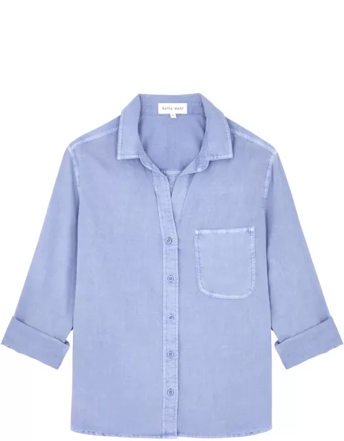 Bella Dahl Tencel Shirt - Blue - M (UK12 / M)