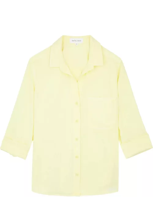 Bella Dahl Tencel Shirt - Yellow - L (UK14 / L)
