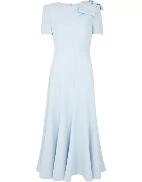 Roland Mouret Bow-embellished Midi Dress - Blue - 6 (UK10 / S)