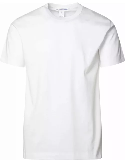 Comme des Garçons Shirt White Cotton T-shirt