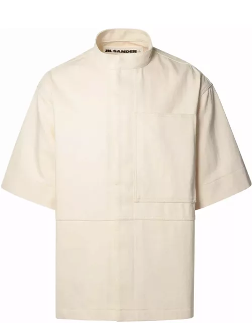 Jil Sander Ivory Cotton Shirt