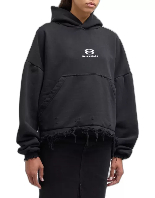 Unity Sports Icon Cropped Hoodie Over