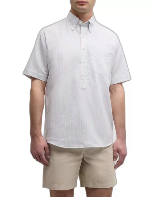 Men's Multi-Stripe Popover Shirt