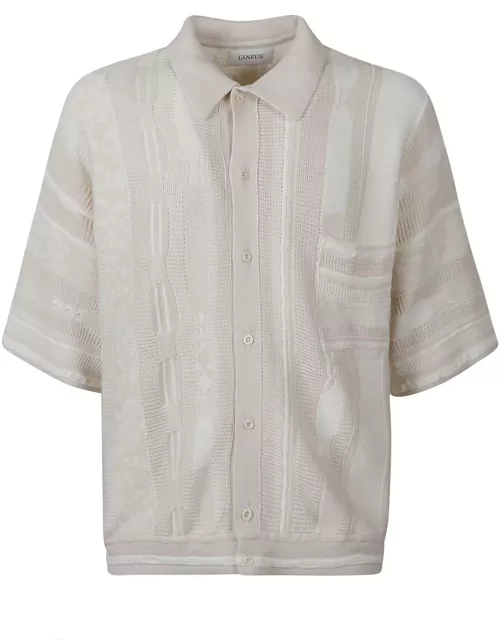 Laneus Jacquard Polo Shirt