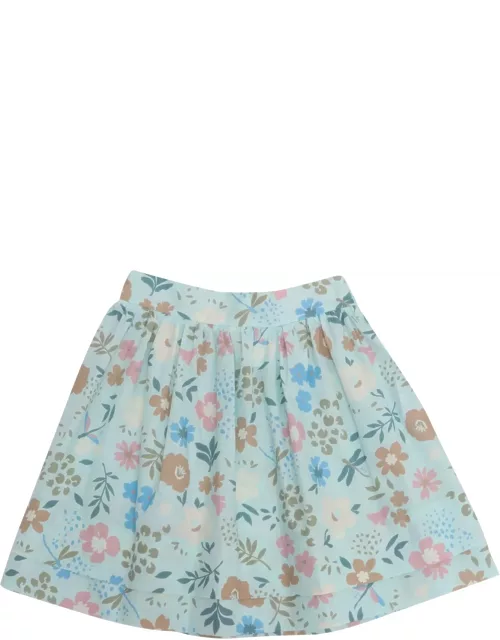 Il Gufo Floral Skirt