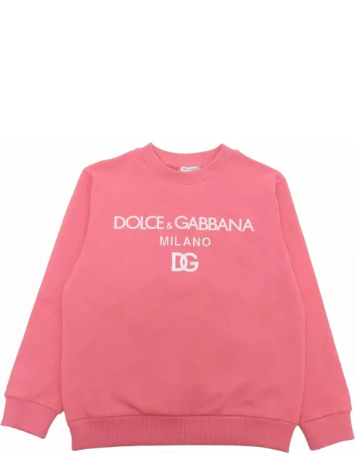 Dolce & Gabbana D & g Pink Sweatshirt