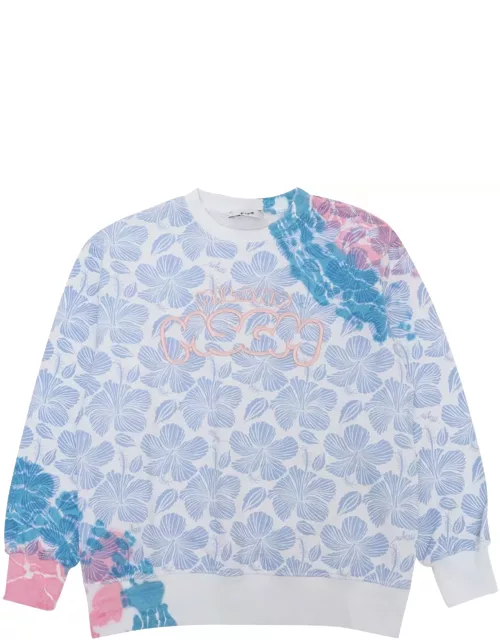 MSGM Sweatshirt With Flower Print