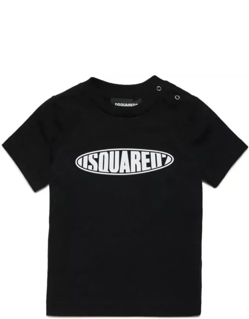 Black T-shirt With Dsquared2 Print
