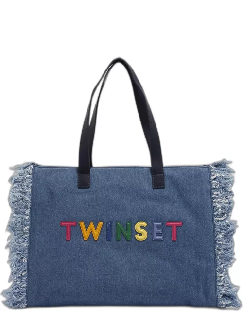 TwinSet Cotton Shoulder Bag