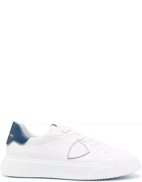 Philippe Model Temple Low Sneakers - White And Blue