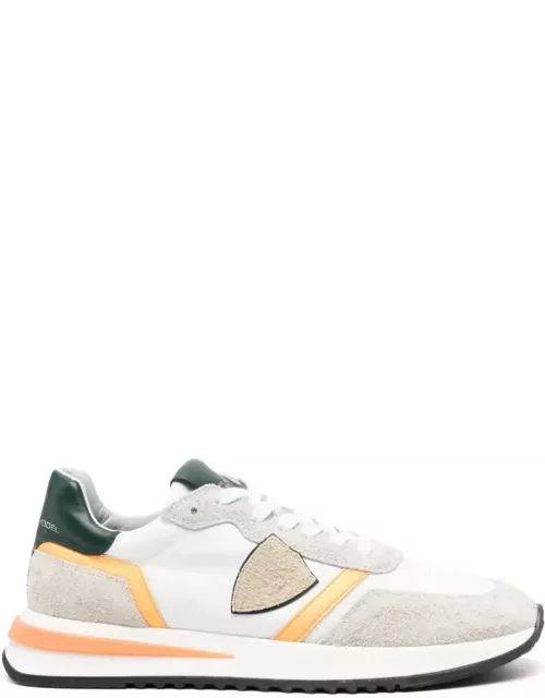 Philippe Model Tropez 2.1 Low Sneakers - White And Orange