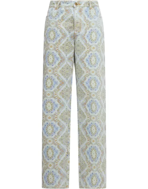 Etro Jeans Con Stampa Paisley