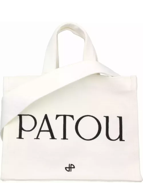 Patou Small Canvas Tote Bag