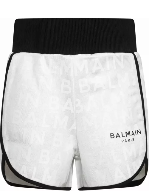 Balmain Shorts Con Logo