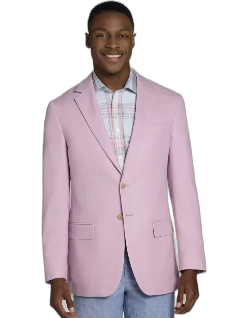 JoS. A. Bank Men's Tailored Fit Sportcoat, Lilac, 40 Long