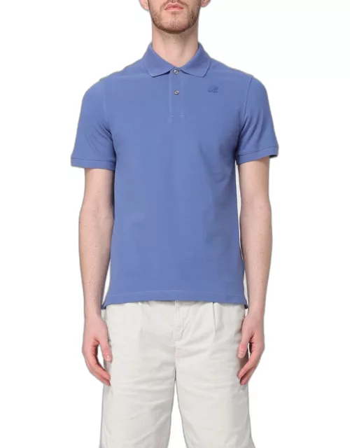 Polo Shirt K-WAY Men colour Gnawed Blue