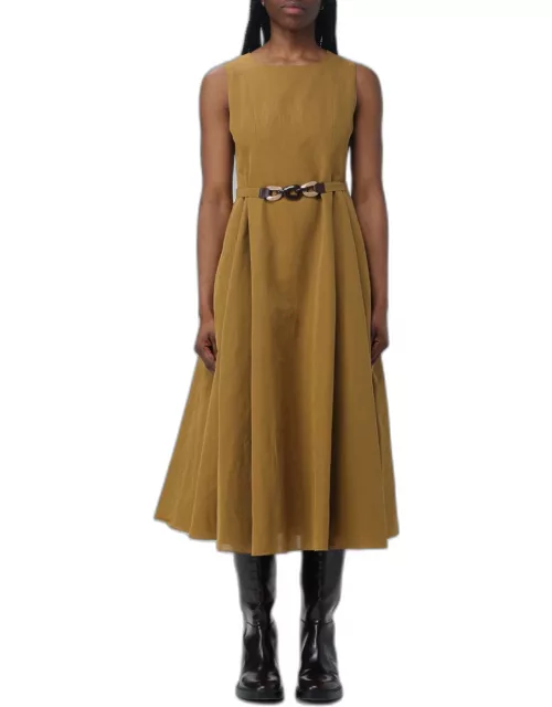 Dress 'S MAX MARA Woman colour Mustard