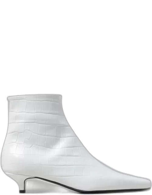 Flat Ankle Boots TOTEME Woman color White