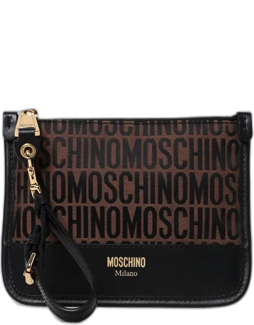 Clutch MOSCHINO COUTURE Woman color Brown