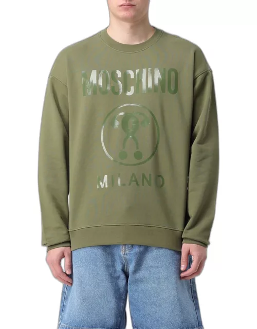 Sweatshirt MOSCHINO COUTURE Men color Military