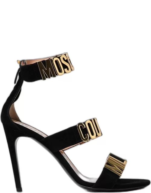 Heeled Sandals MOSCHINO COUTURE Woman color Black