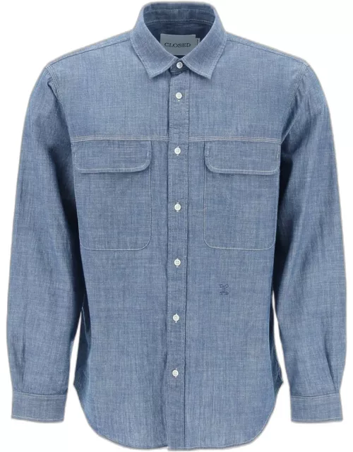 CLOSED cotton chambray shirt for