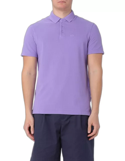 Polo Shirt ARMANI EXCHANGE Men colour Violet