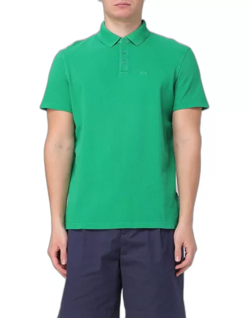 Polo Shirt ARMANI EXCHANGE Men colour Grass Green