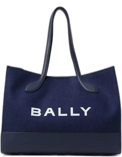 Tote Bags BALLY Woman colour Gnawed Blue