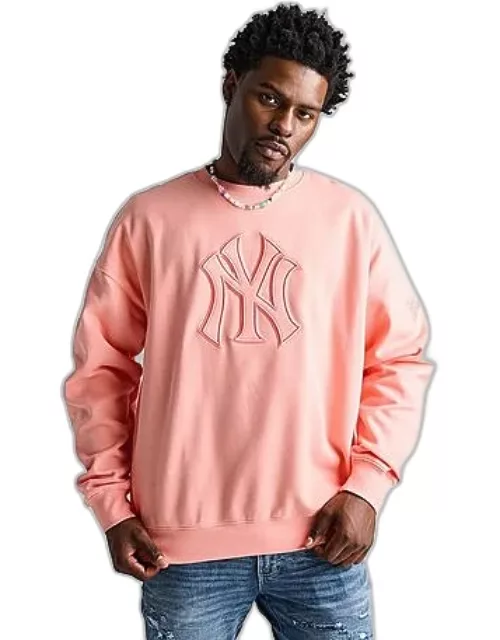 Men's Pro Standard New York Yankees MLB Stitched Logo Crewneck Sweatshirt