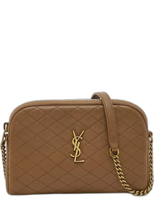Gaby Mini YSL Crossbody Bag in Quilted Leather