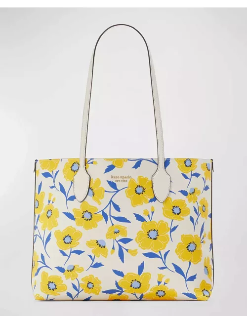 bleecker large sunshine floral printed tote bag