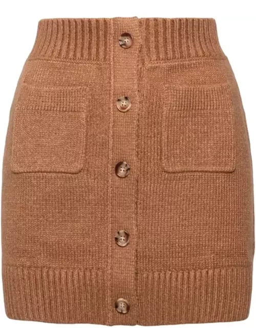 Burberry Knitted Mini Skirt