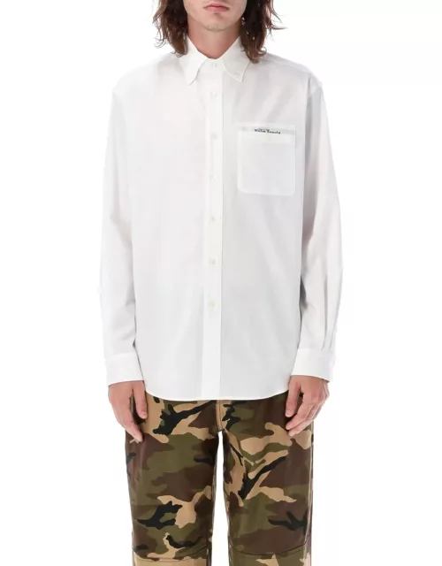 Palm Angels White Shirt With Pocket