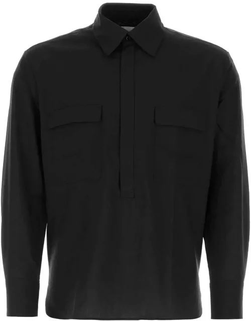 PT01 Black Wool Shirt
