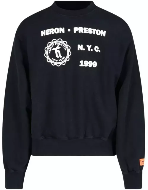 HERON PRESTON medieval Crew Neck Sweatshirt
